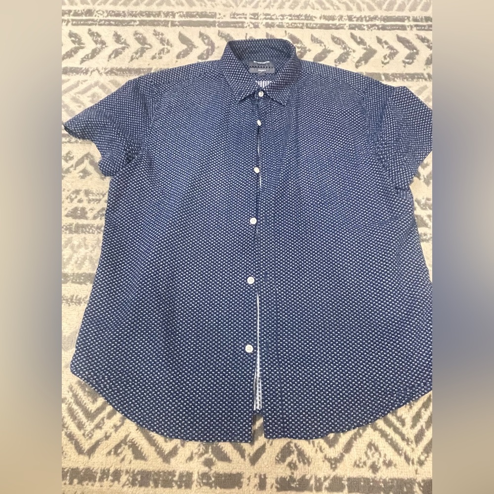 Bonobos Blue Dress Shirt Elegant Design